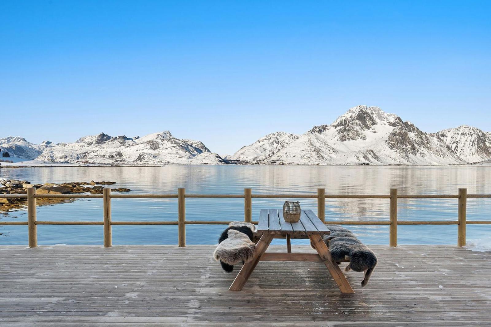 Nappstraumen Seafront Cabin, Lilleeid 68 Gravdal  Eksteriør billede