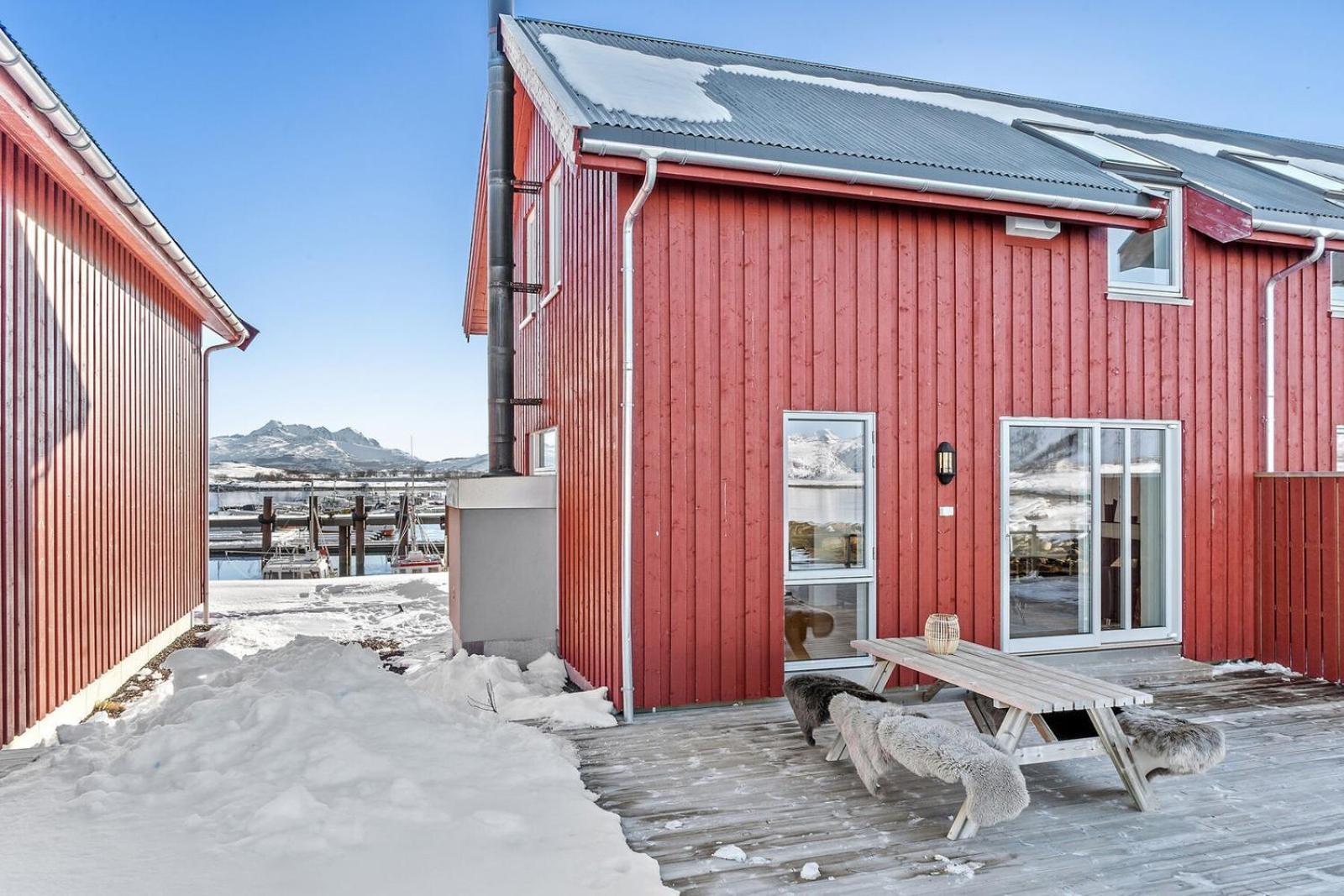 Nappstraumen Seafront Cabin, Lilleeid 68 Gravdal  Eksteriør billede