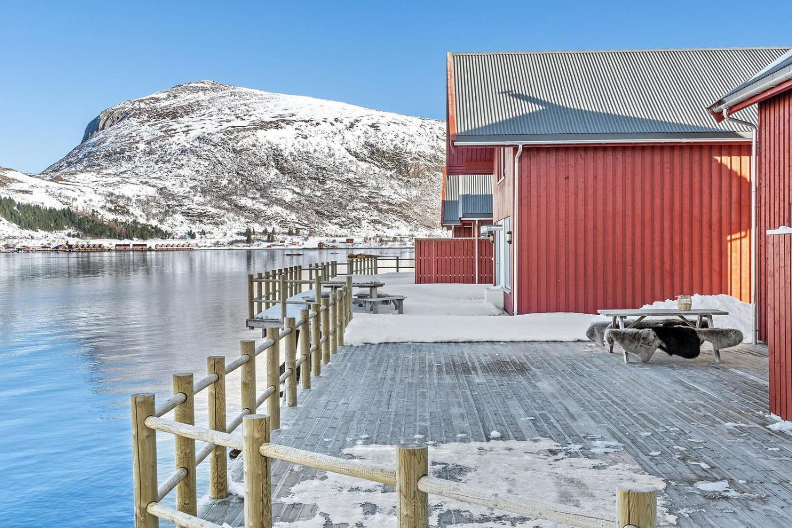 Nappstraumen Seafront Cabin, Lilleeid 68 Gravdal  Eksteriør billede
